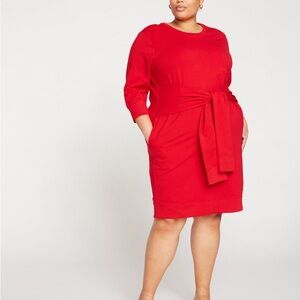 Universal Standard Misa Tie Sweatshirt Dress in M